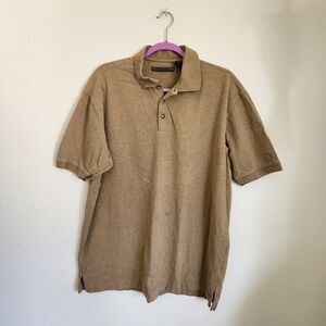 Men's Classic Brown Polo Shirt